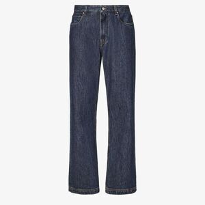 FENDI Men's Dark Wash Denim Jeans Men BLUE Pants